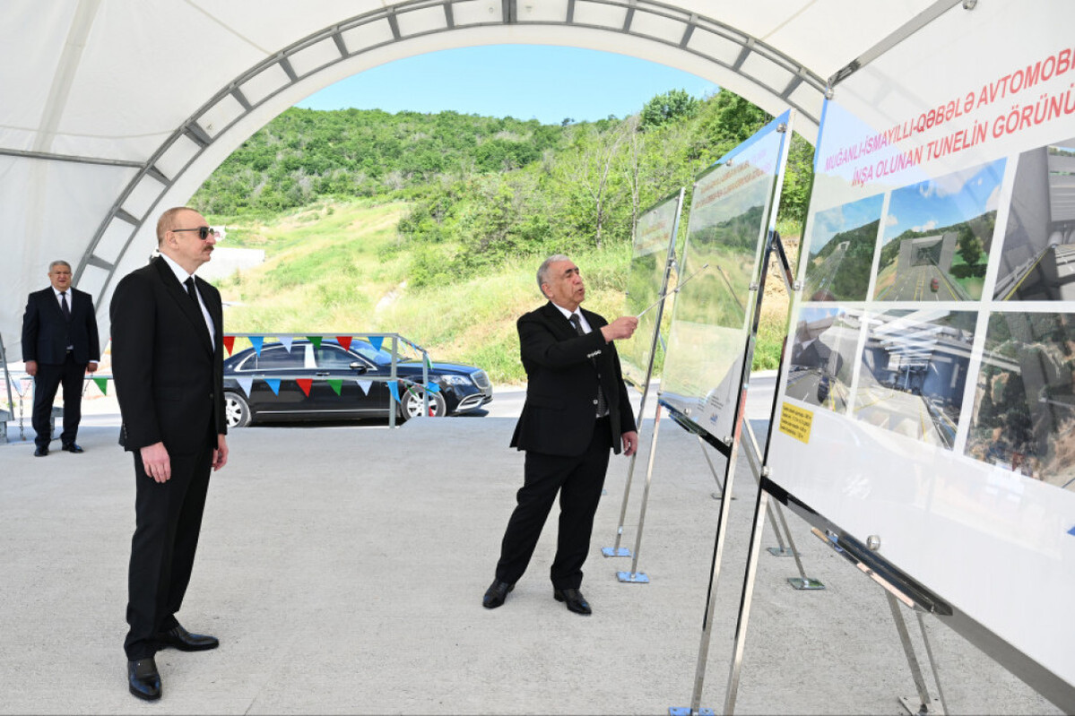 Başkan, Bakü-Gabala Otoyolu Mugan-Imanayilli-Gabala'da yapılan çalışmalarla tanıştı-Fotoğraf-Güncellendi