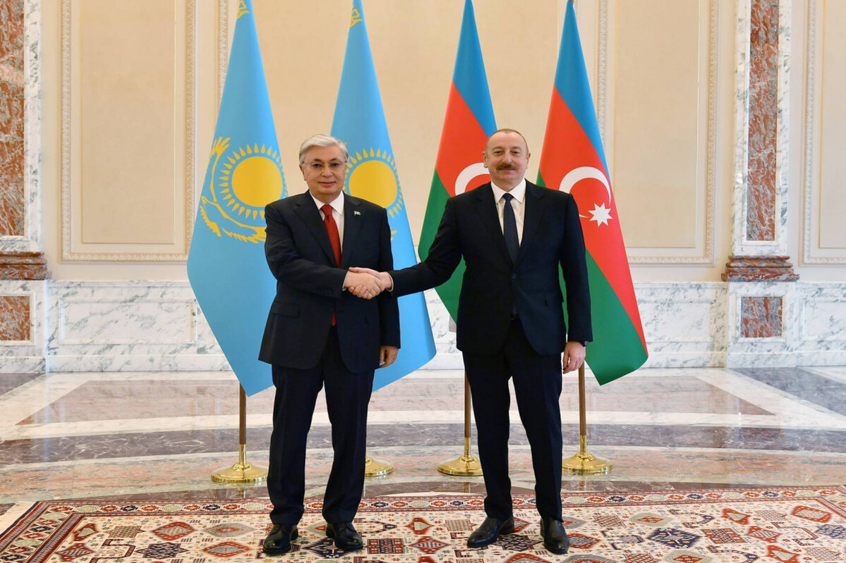 Kasim-Jomart Tokayev Başkan Ilham Aliyev'i tebrik etti