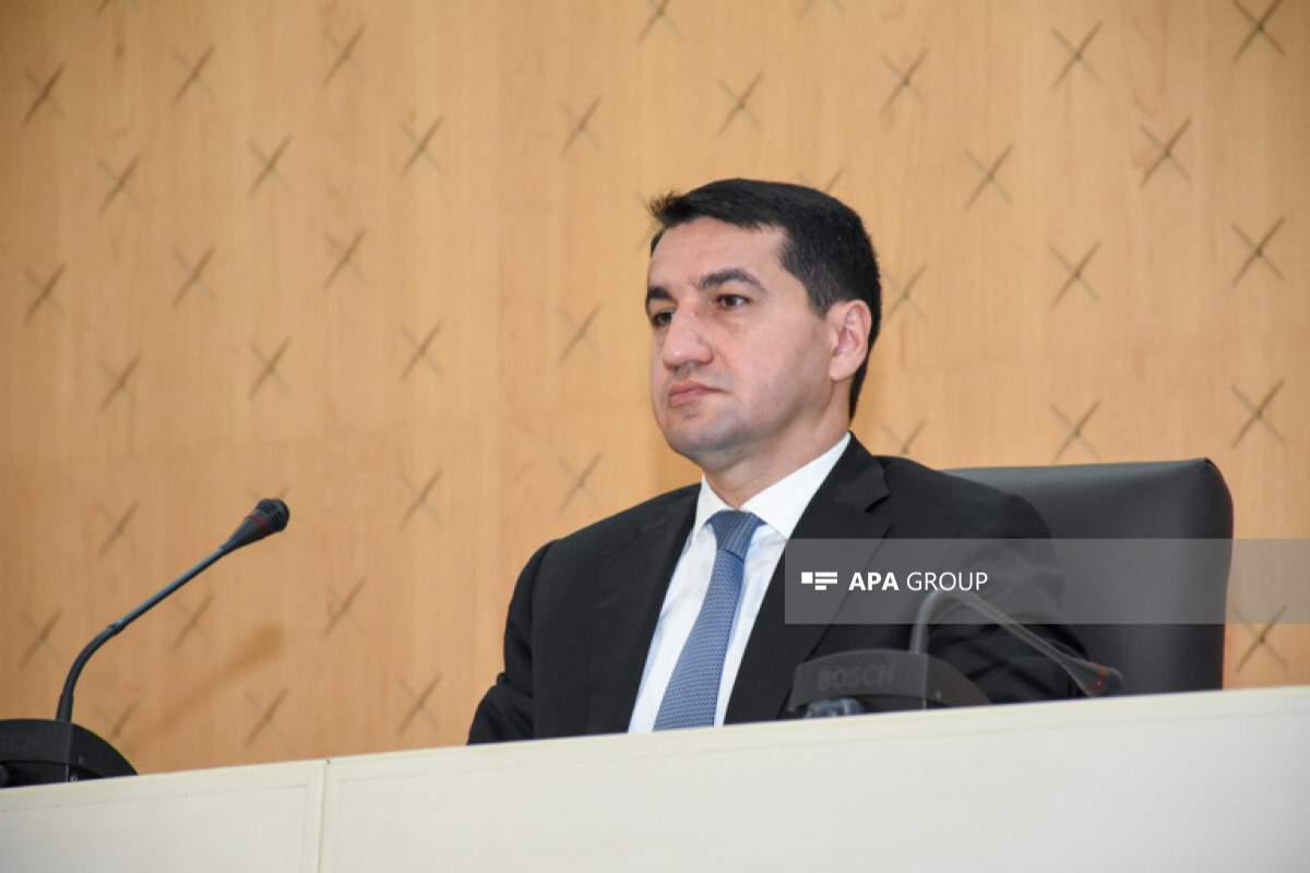 Azerbaycan Başkan Yardımcısı - Cumhurbaşkanlığı İdaresi Dış Politika Bölümü Başkanı Hikmet Hajiyev
