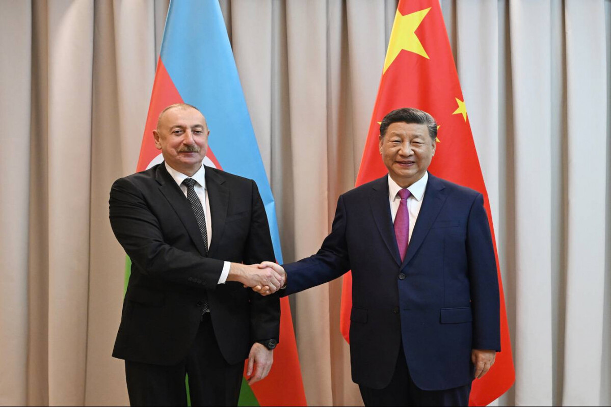 Çin Halk Cumhuriyeti Başkanı Başkan Ilham Aliyev'i tebrik etti