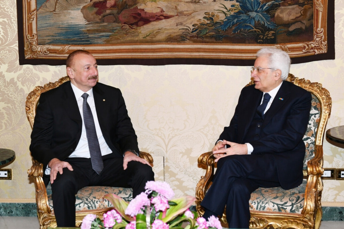 İtalyan cumhurbaşkanı Azerbaycan Başkanını tebrik etti