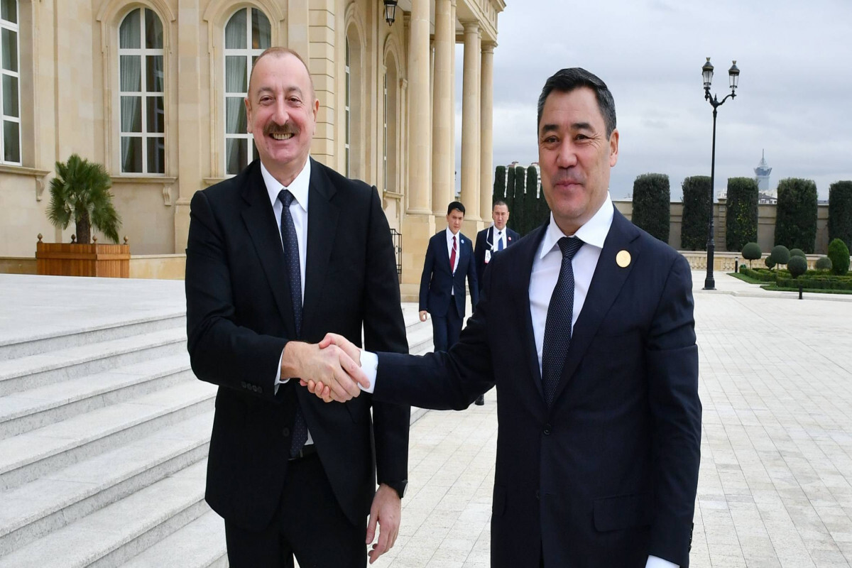 Sadir Japarov Azerbaycan Başkanını tebrik etti