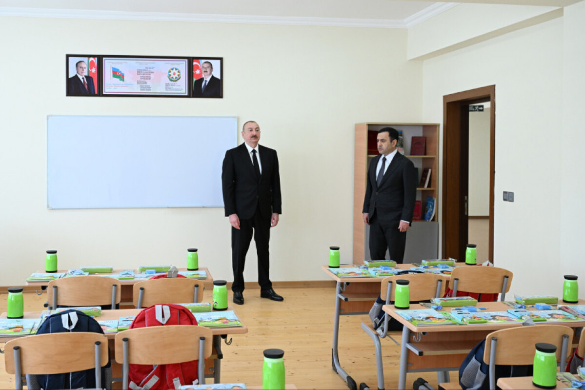 Başkan Ismayilli Talistan Lisesi Binasının Açılışına Katılıyor - Fotoğraf - Güncellendi