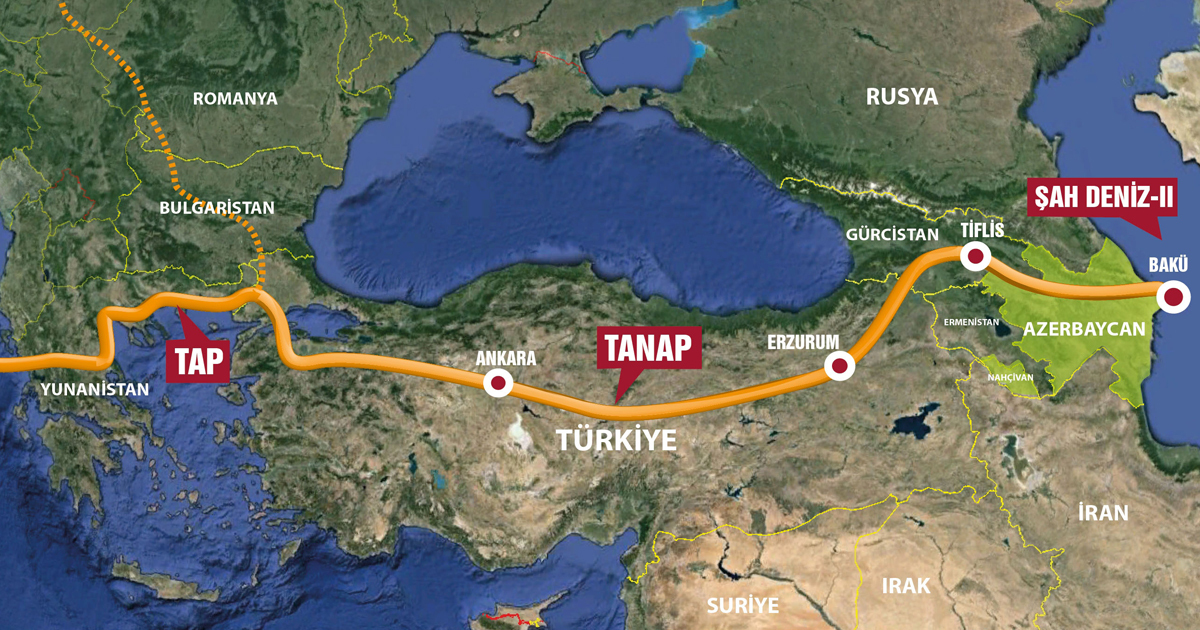 Tanap, Hazar Littoral Eyaletleri için Pencerelerin Avrupa rolünü oynayacak