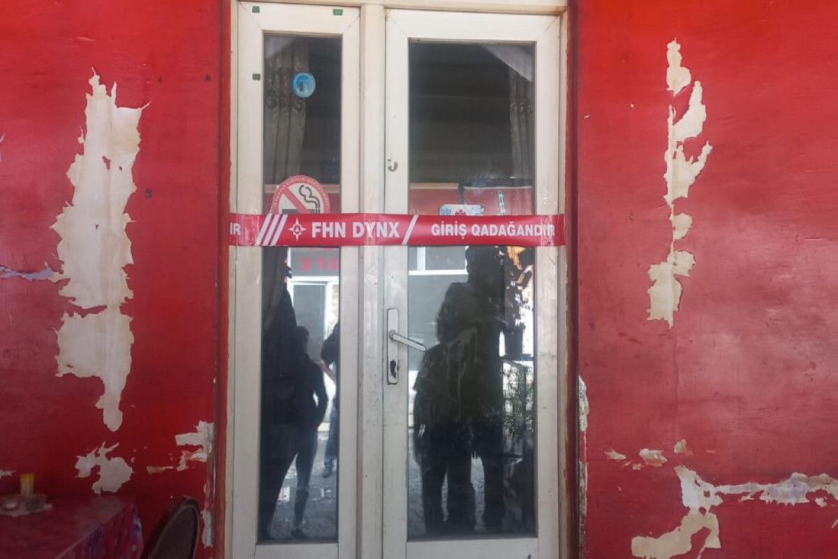 Guba'daki yangının aktivitesi tehlikeli kafede askıya alındı ​​- Video