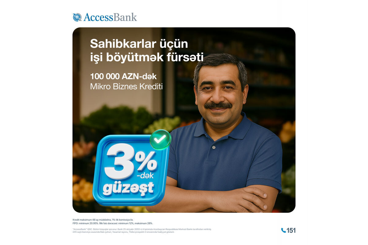 Accessbank'tan mikro ve tarımsal girişimciler için bir yaz fırsatı - kredi faizinde% 3 indirim!