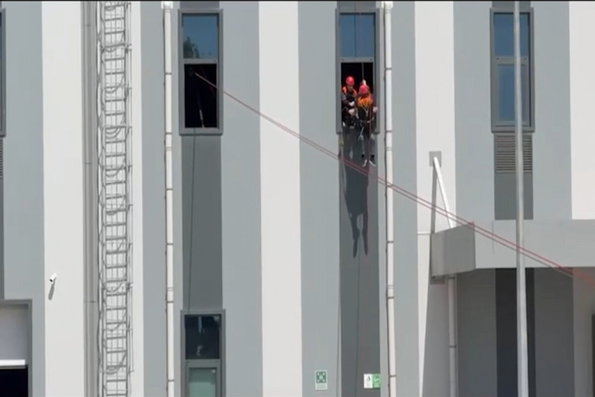 Acil Durum Bakanlığı Devlet Yangın Koruma Servisi Khachmaz - Video