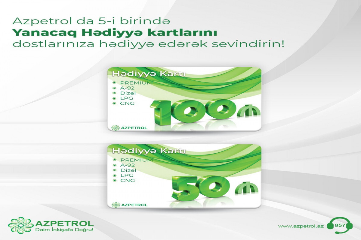Azpetrol "Hediye Kartları" - Sürücüler için pratik ve kullanışlı bir hediye