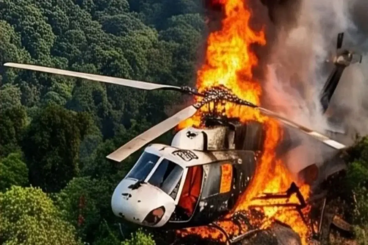 Hindistan'da bir helikopter kazasında altı pilot ve pilot öldürüldü