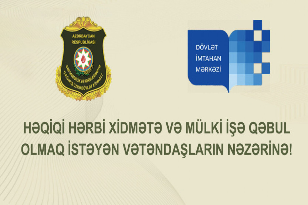 Mobilizasyon Hizmeti işe alım için bir yarışma duyurdu