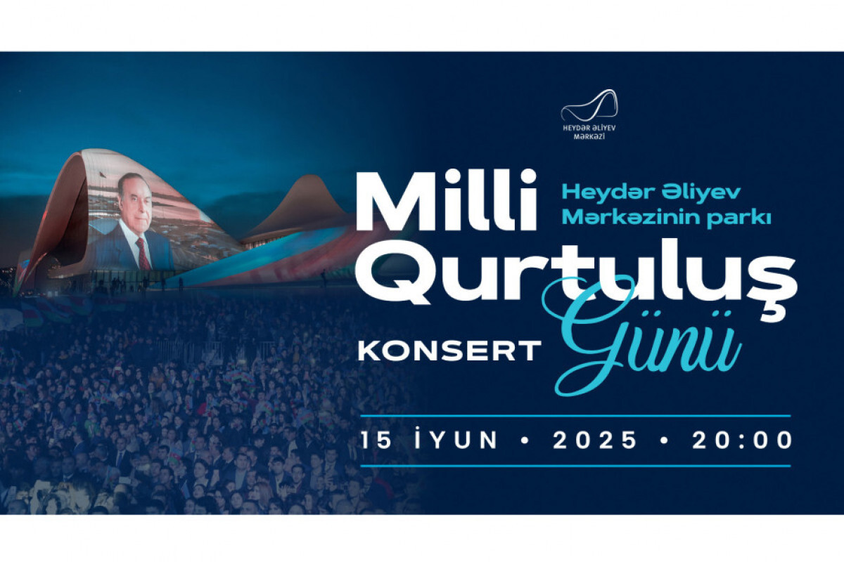 Ulusal Kurtuluş Günü'ne adanmış bir konser, Heydar Aliyev Merkezi parkında yapılacak