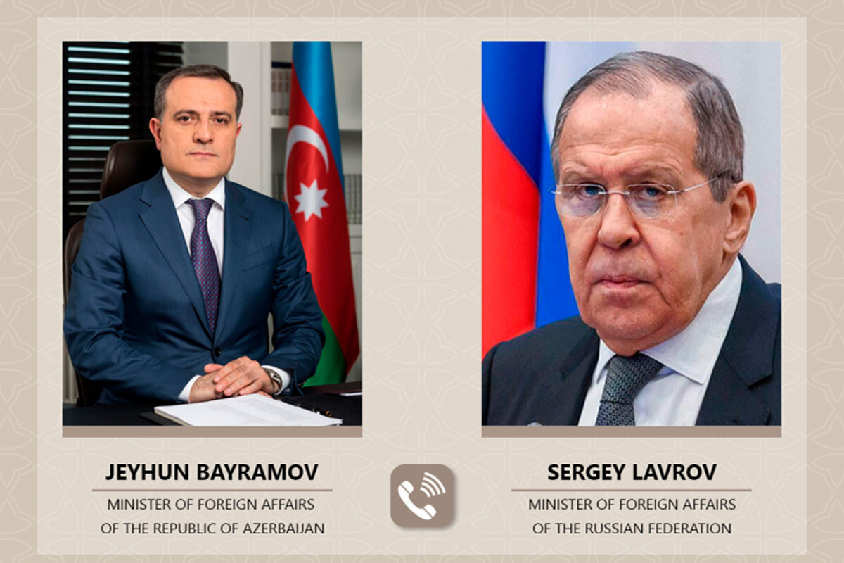 Jeyhun Bayram ve Sergei Lavrov, İsrail-İran çatışması sonucunda mevcut güvenlik durumunu tartıştılar