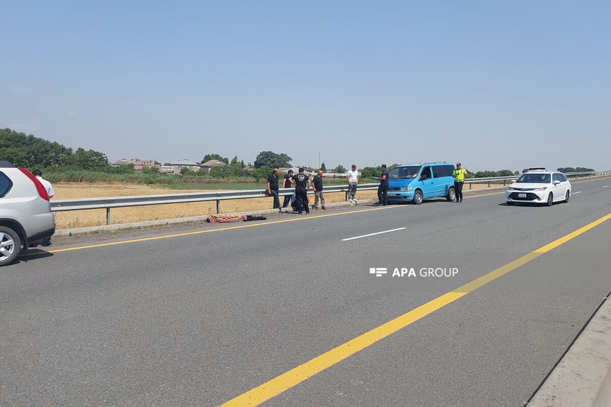 Masalli'de araba 28 yaşında bir çocuğa vurdu-fotoğraf