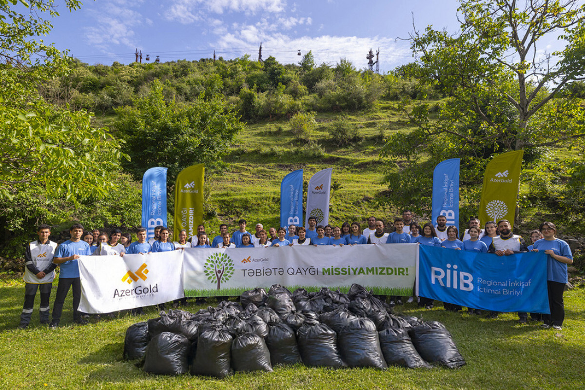 Azergold ve Ribaib Dashkesan'da Çevresel Etkinlikler düzenledi - Fotoğraf