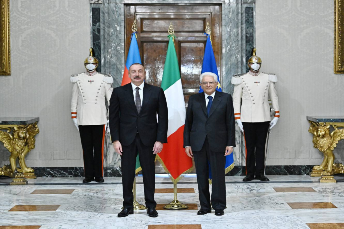 Başkan Ilham Aliyev: Azerbaycan-İtalyan ilişkilerinin dinamik ve kapsamlı gelişimi bizi mutlu ediyor