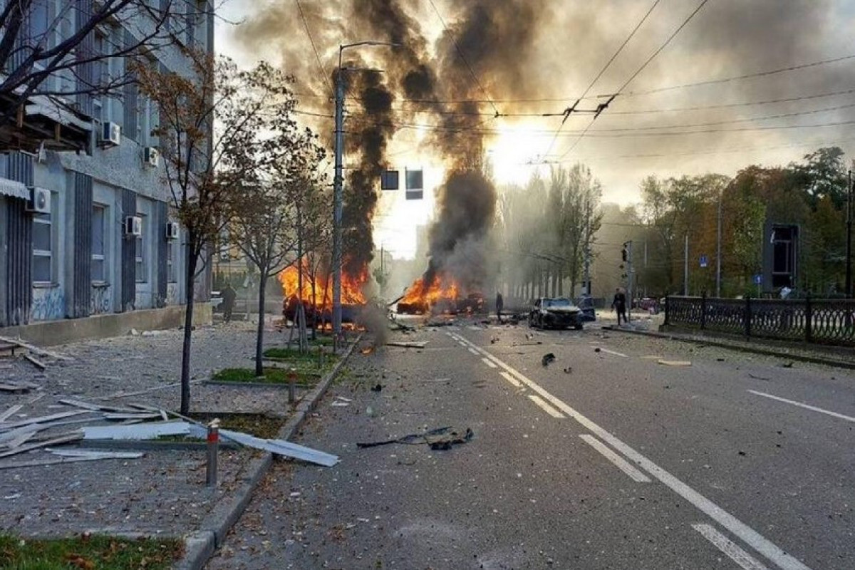 Kiev füze ve drone saldırılarıydı, Dead - Video var