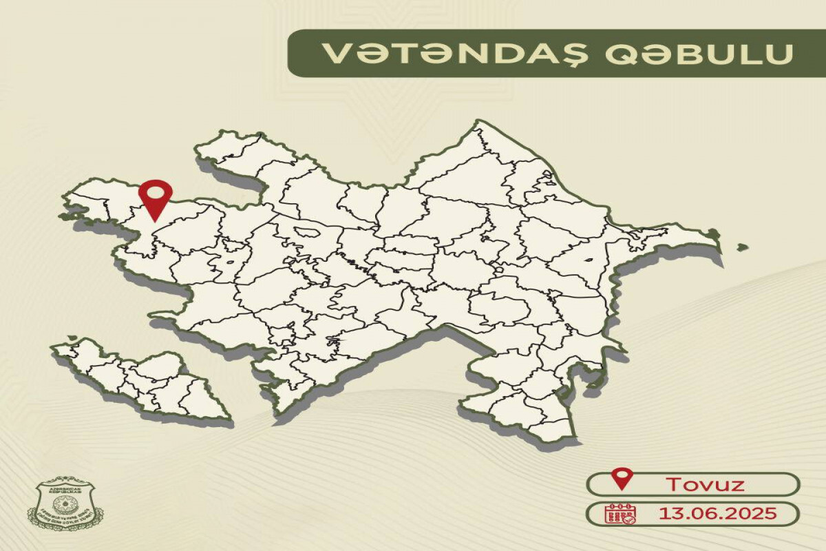 Mobilizasyon Servisi Başkanı Tovuz'ta bir vatandaş tutacak