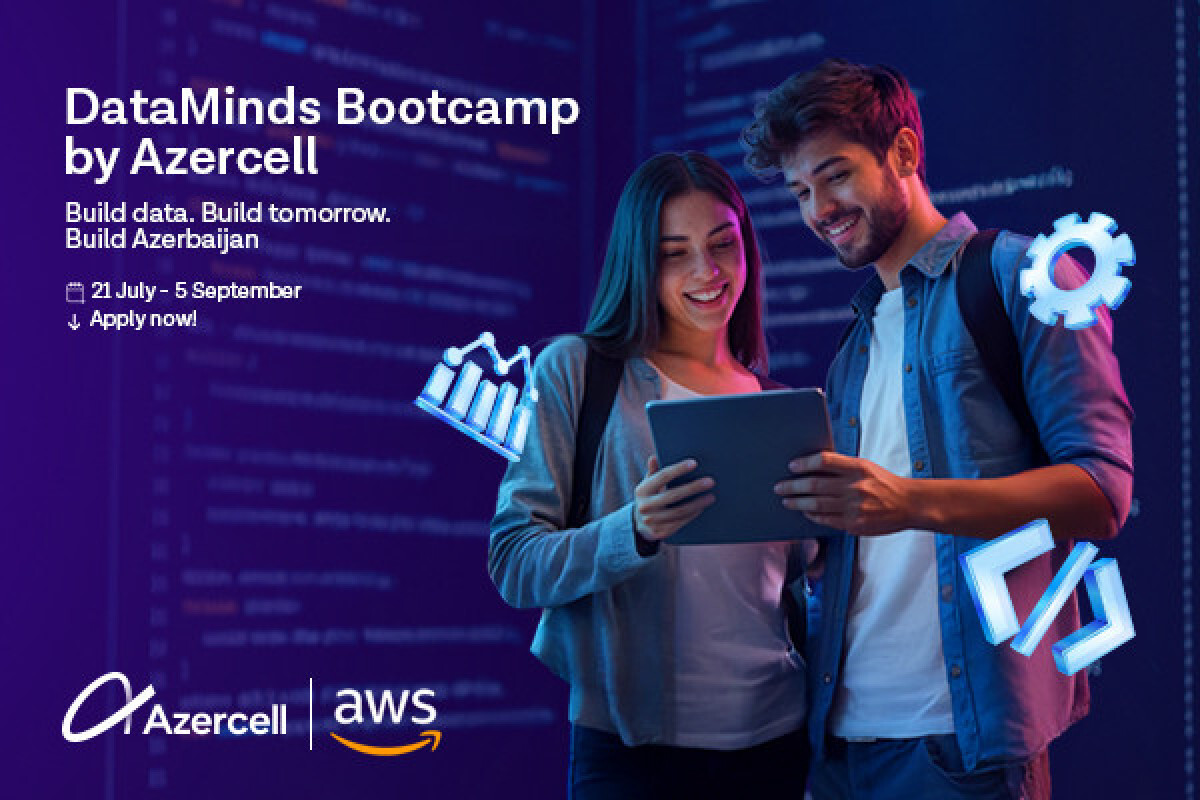 Azercell, gençler için "Dataminds" Bootcamp Projesini başlattı