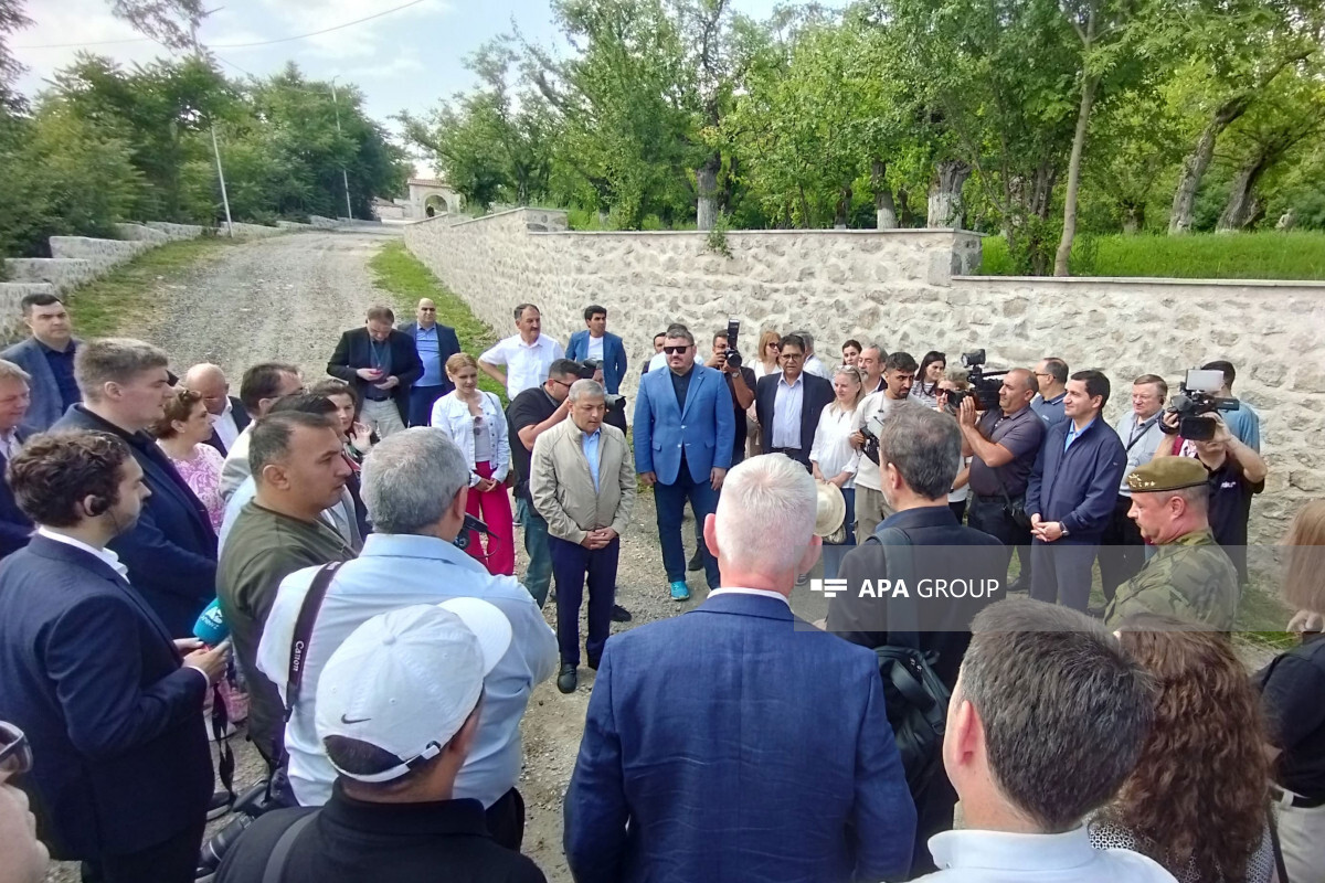 Diplomatik bellek Shusha - Fotoğraf - Video ziyaret etmeye başladı