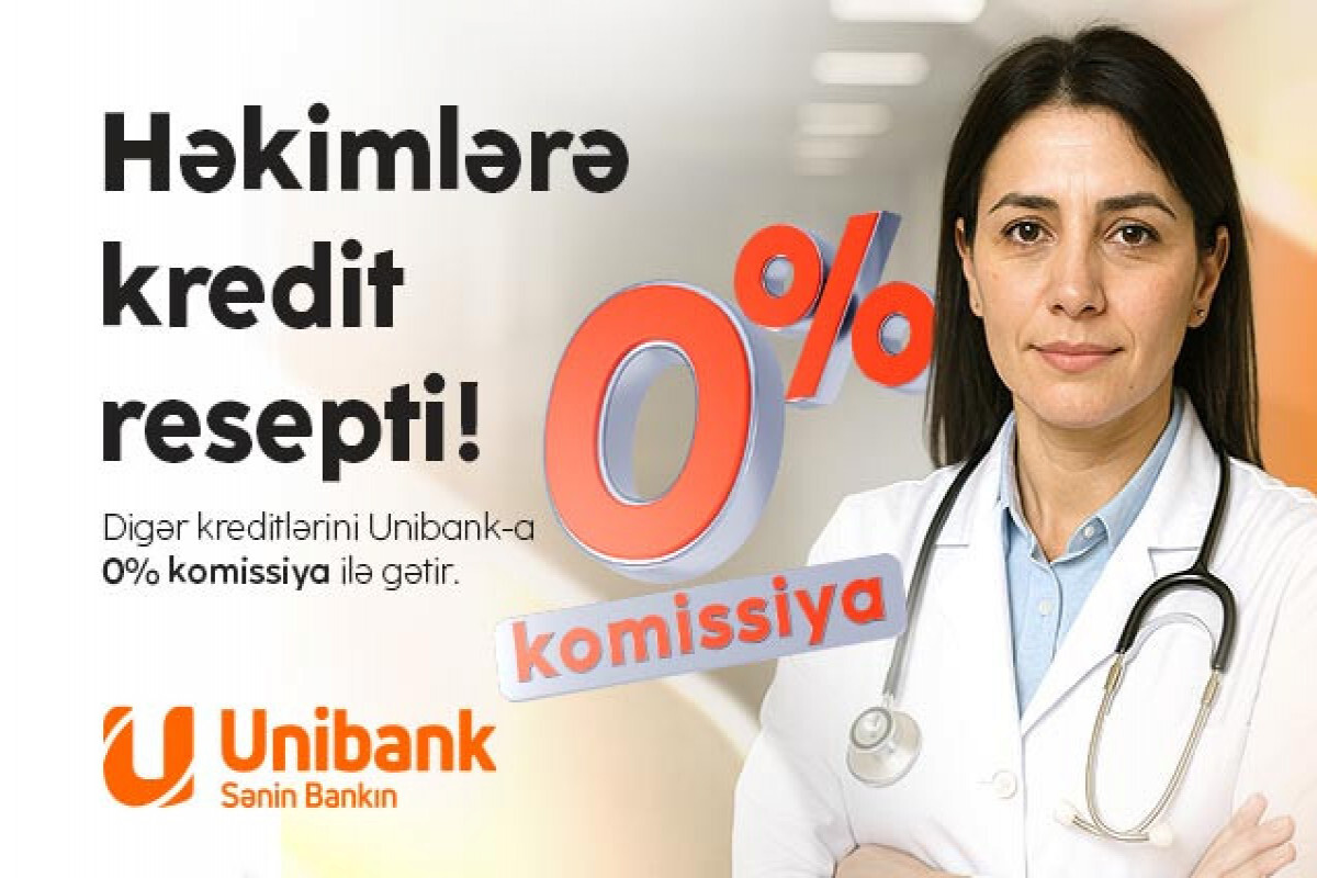 Unibank sağlık çalışanları için özel bir kampanya düzenliyor: -% 0 Komisyon Kredisi