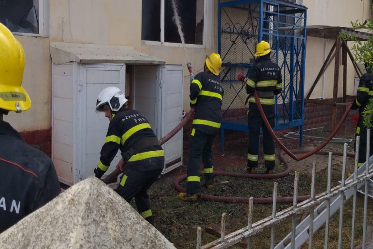 Klinik kuru Yang Sabirabad'da söndürüldü - Fotoğraf - Video