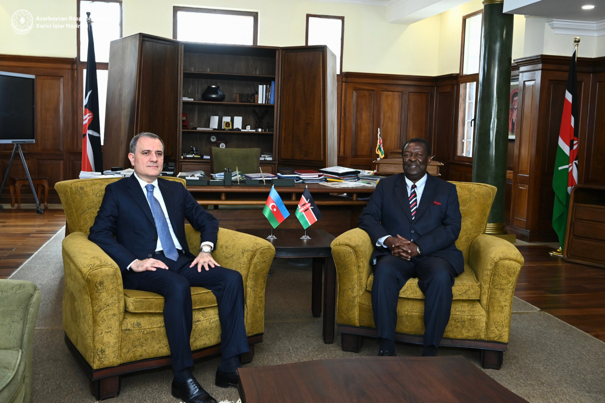Jeyhun Bayramov Kenya Başbakanı Musalia Mudavadi ile bir araya geldi