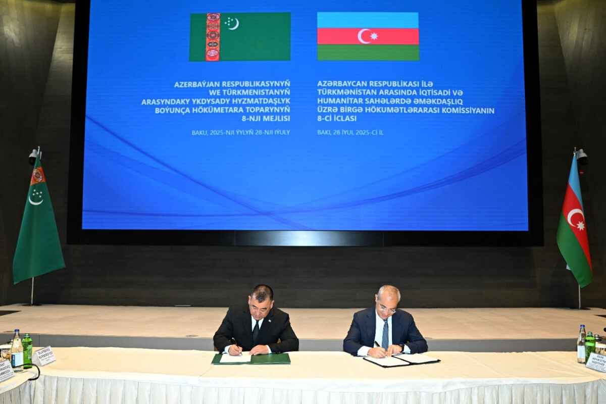 Azerbaycan-Türkmenistan ekonomik ortaklığı genişletme konusunda bir belge imzaladı