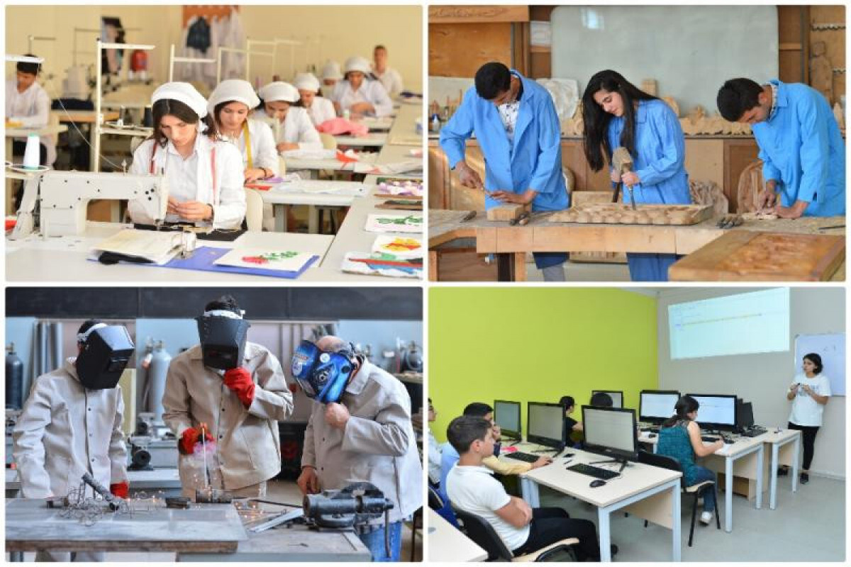 Mesleki eğitim için 179 ders kitabı ve 62 yeni program hazırlanmıştır