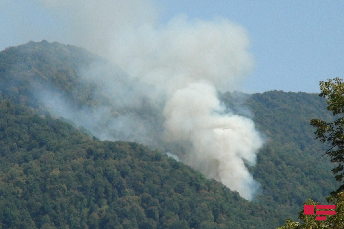 Fuzuli'de yanma başladı, yangın başladı, helikopter sevildi