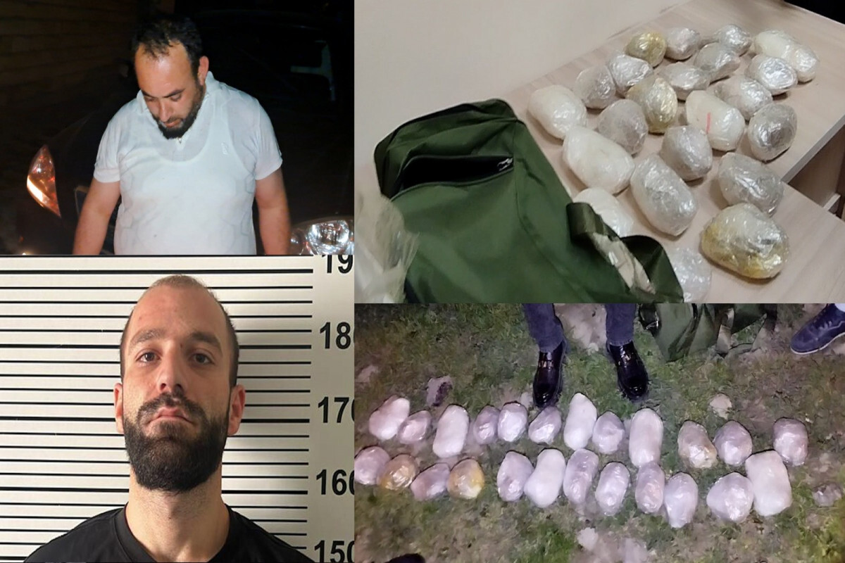 Absheron'da gözaltına alınan 2 kişide 5 kg ilaç tespit edildi - Video
