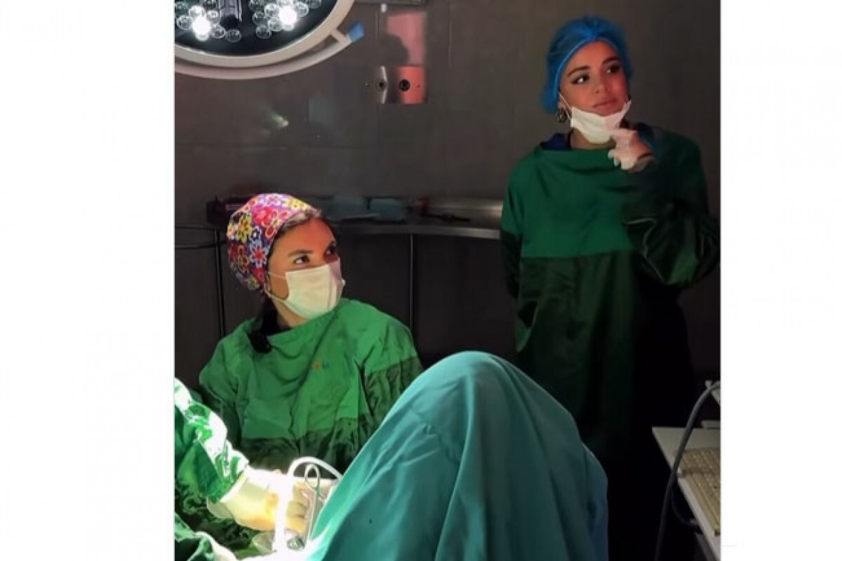 Operasyon sırasında çekilen kliniğin baş doktoru Bakü'de uyarıldı