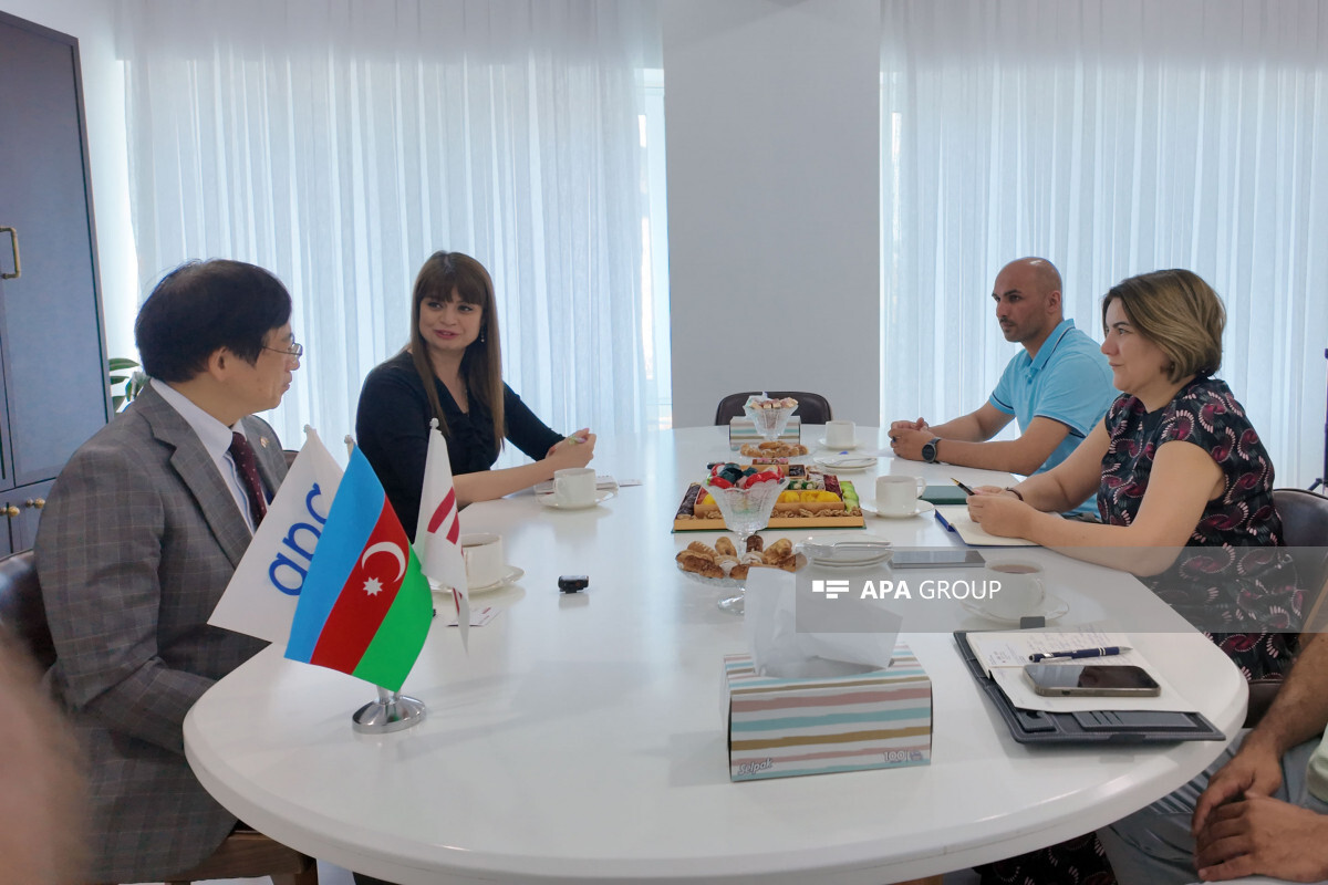 Japon Büyükelçisi Azerbaycan APA Medya Grubu Grubu ziyaret etti - fotoğraf