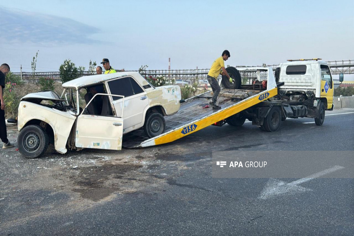 Baki-Guba Yolu Araba tarafından vuruldu, AkaryakeT tanker