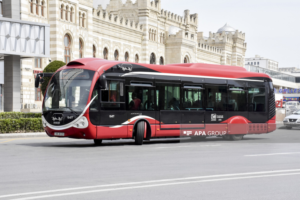 Ayna: Bakü'ye 200 yeni otobüs getirilecek