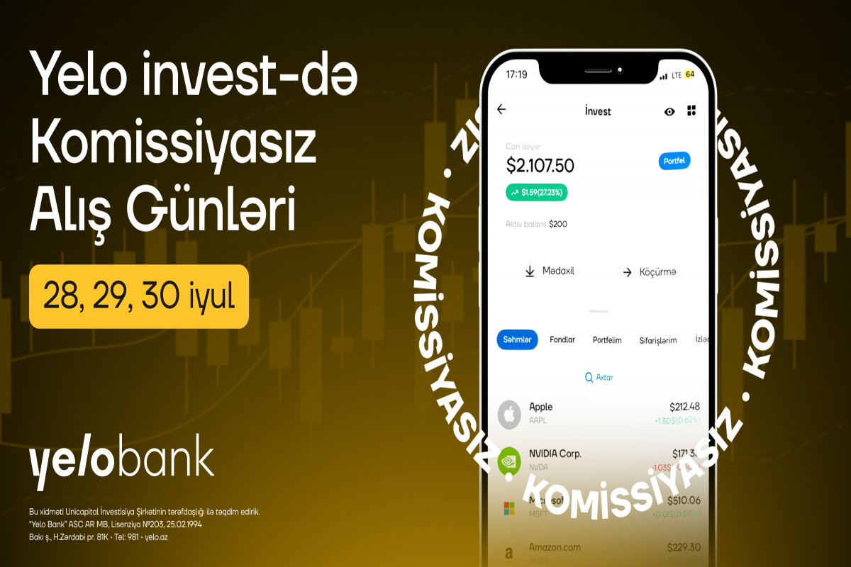 Yelo Invest "Unlow satın alımları" başladı!