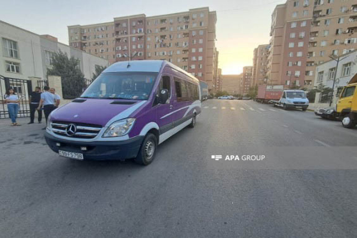 Bir sonraki göç karavanı Aghdam'ın Khidirli köyüne gönderildi