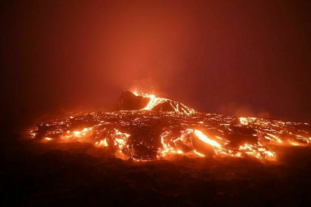 Kamchatka'daki depremden sonra "Klyuchevaya Sopka" Puspt - Video