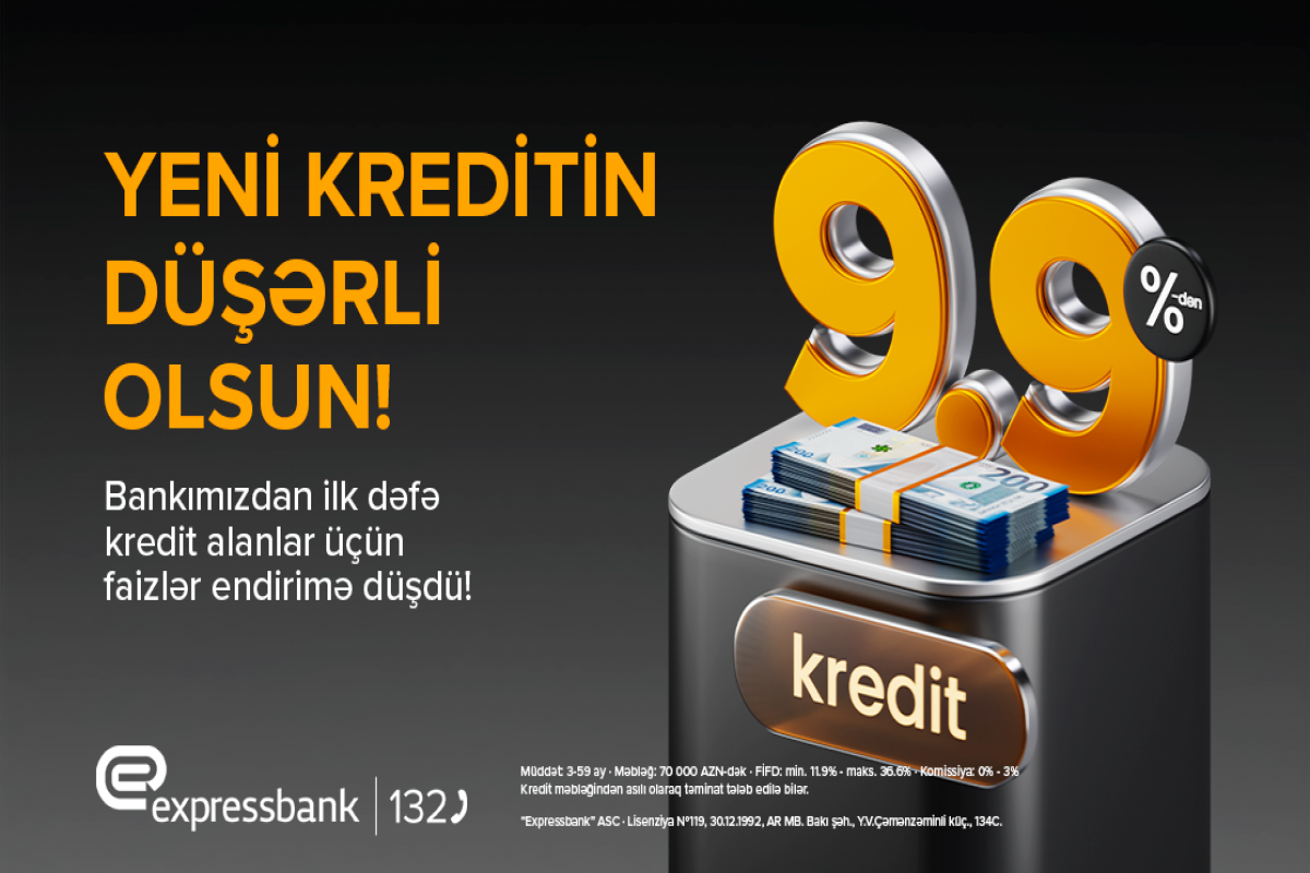 Kredi faizi bu bankaya indi! - yılda% 9.9'dan