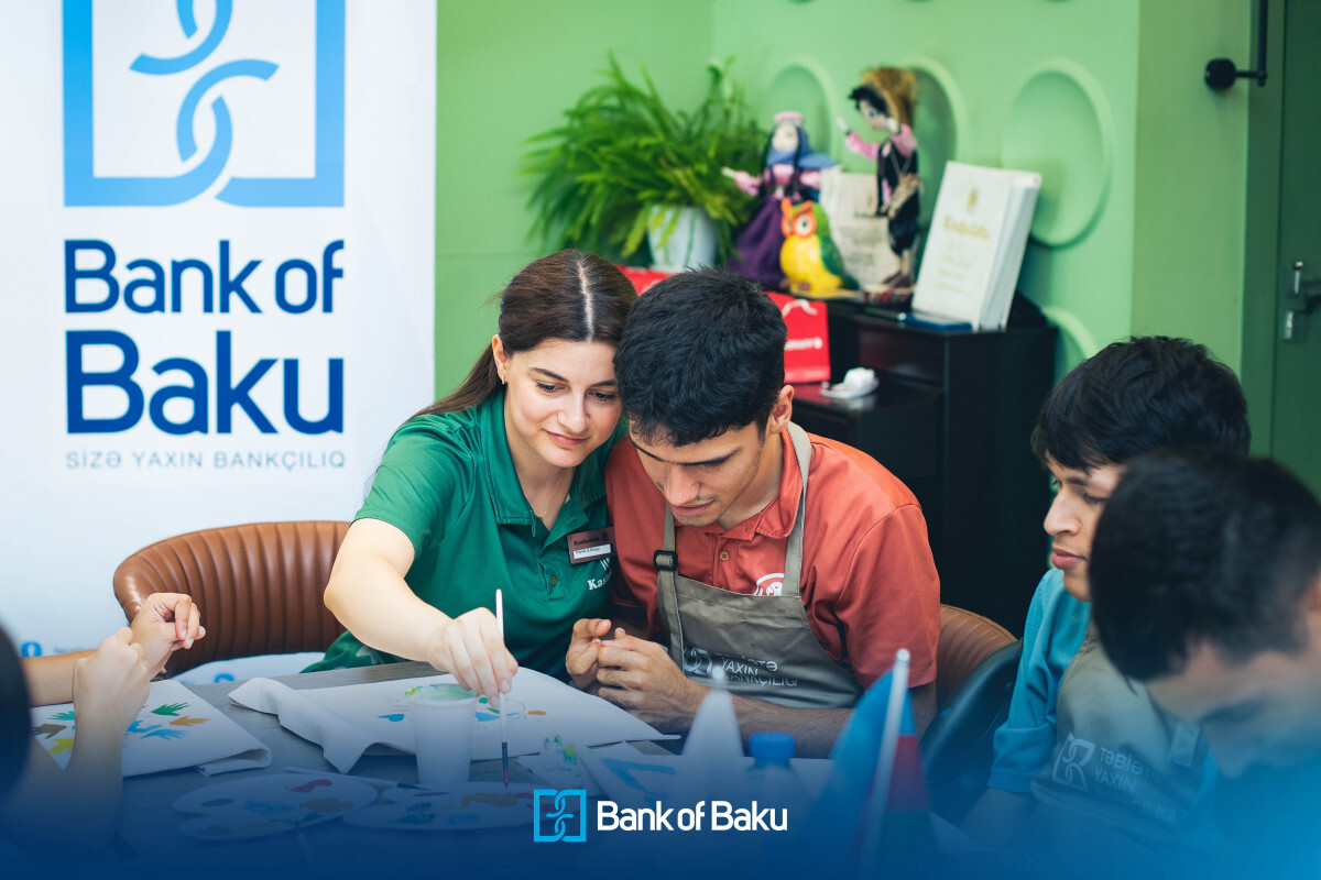 Bakü Bankası kapsayıcı toplumu destekliyor: Bir gün otizmli çocuklarla