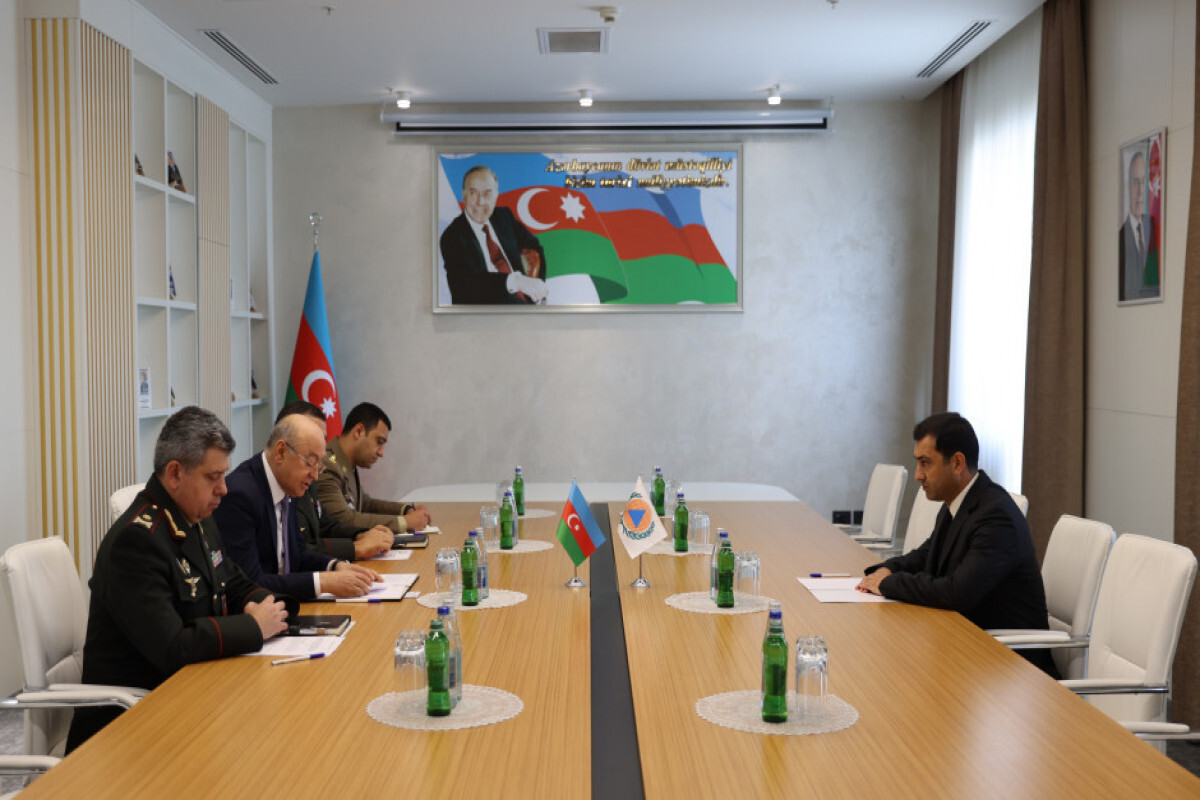 Kamaladdin Heydarov, Uluslararası Sivil Savunma Örgütü Yeni Genel Sekreteri ile bir araya geldi