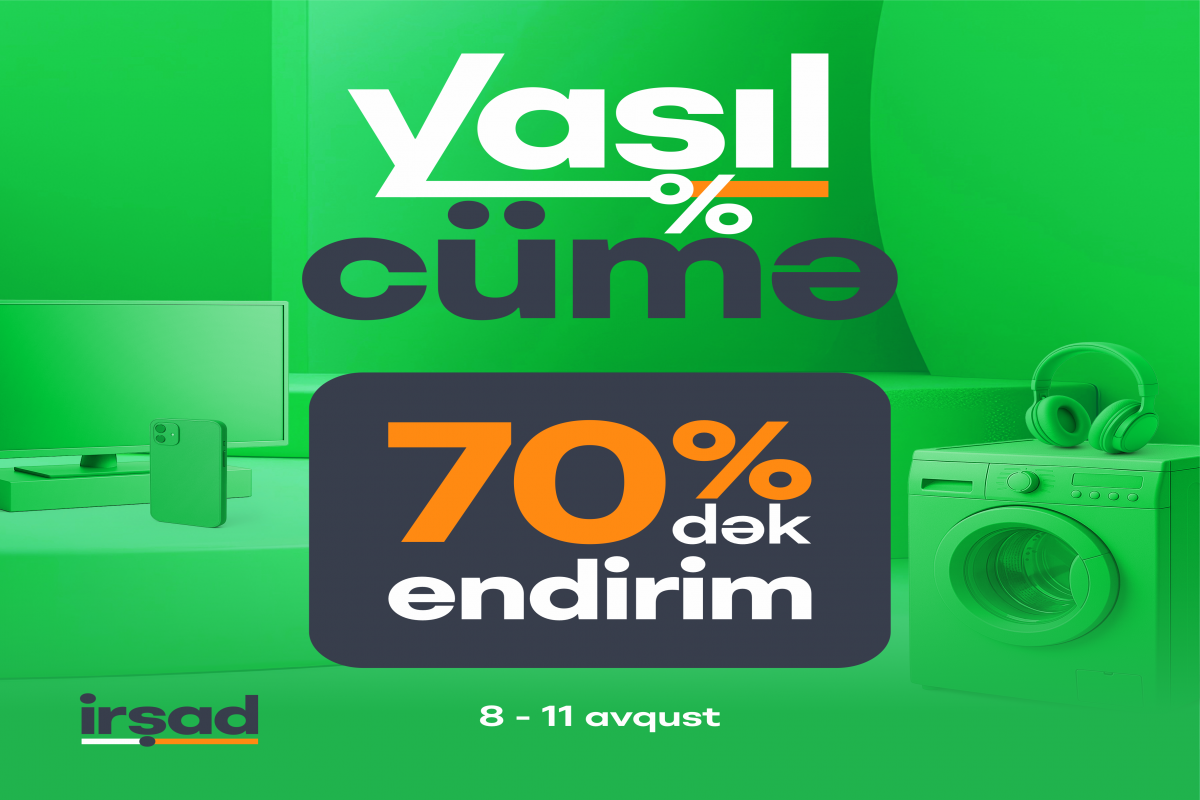 Irshad, Green Cuma ile% 70'e kadar büyük indirimler ve faizsiz parçalar yaratıyor