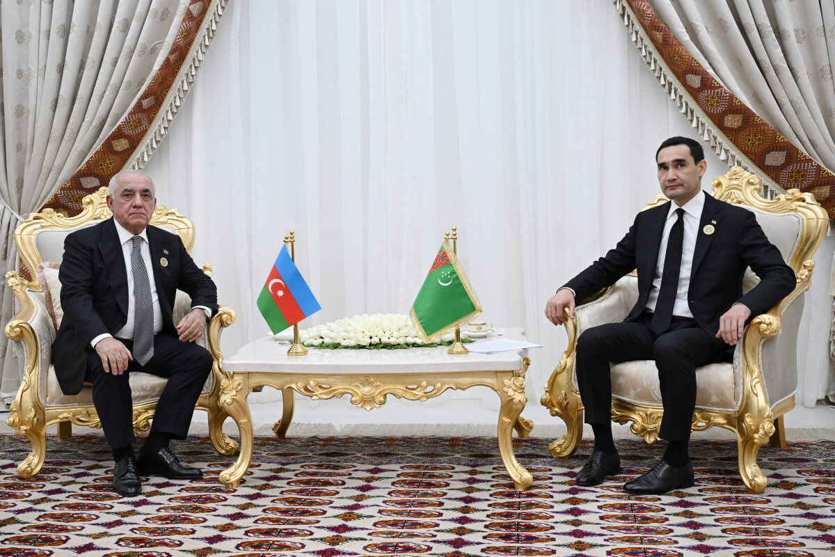 Ali Asadov Türkmenistan Başkanla Toplantı