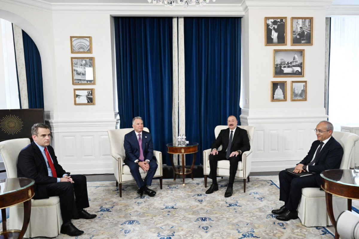 Azerbaycan Başkanı Ilham Aliyev, Washington'daki özel elçi Steve Uitkoff ile bir araya geldi