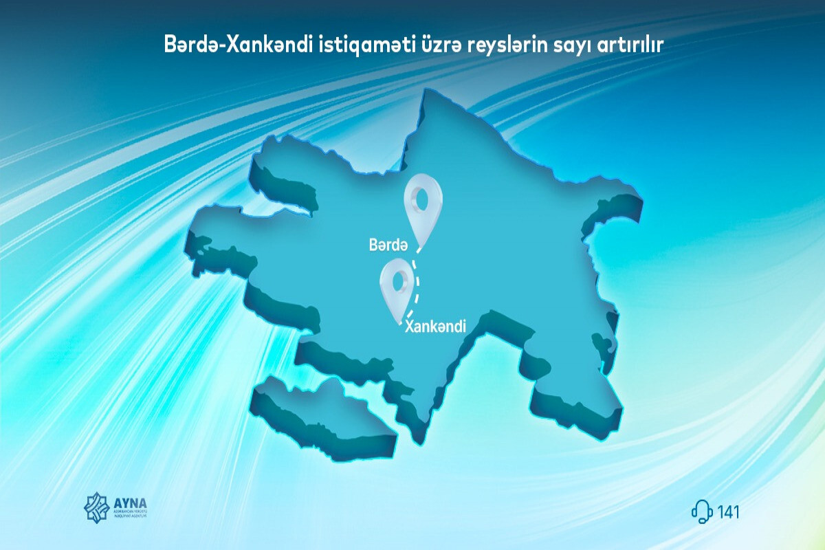 BARDA-Khantandi yönündeki uçuş sayısı artmaktadır