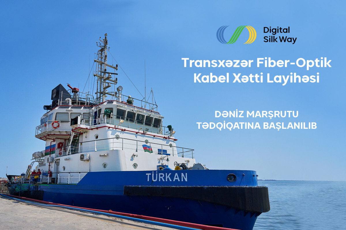 Trans-Caspian fiber optik kablo hattında deniz yolu araştırması başladı