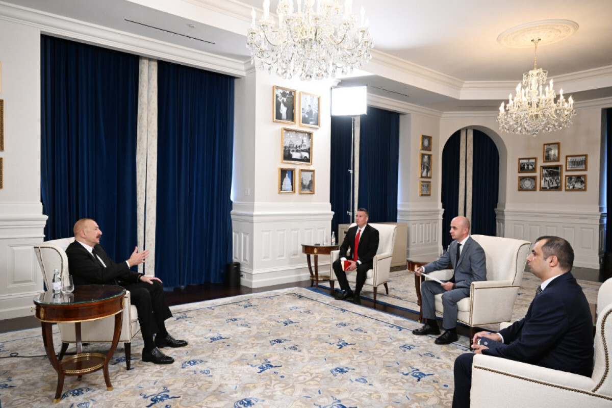 Başkan Ilham Aliyev'in ABD ziyaretinin sonuçları hakkında medyaya röportaj - Video - Güncellendi