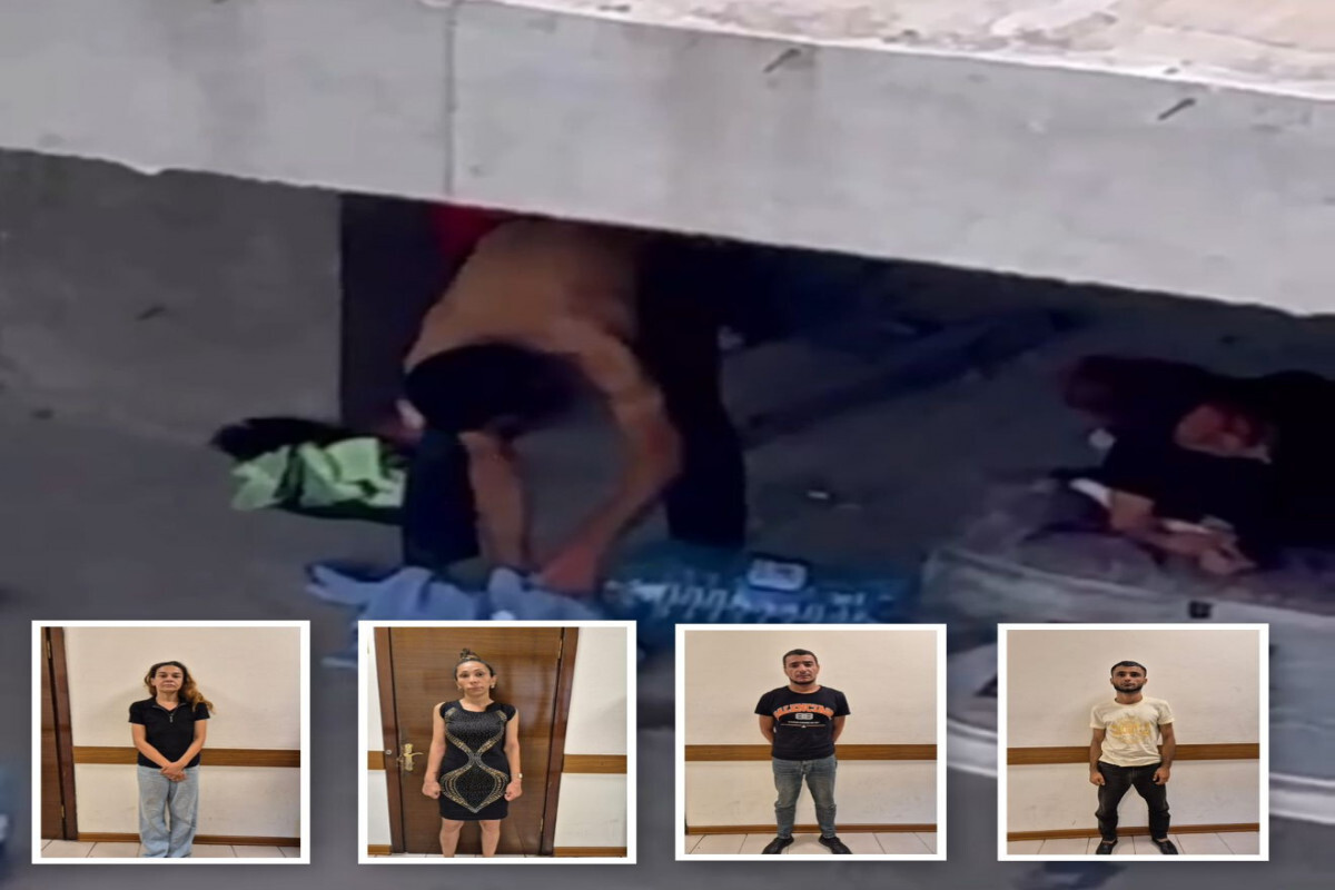 Yasamal'da uyuşturucu bağımlılığının uygulanan görüntüleri, gözaltına alınanlar var