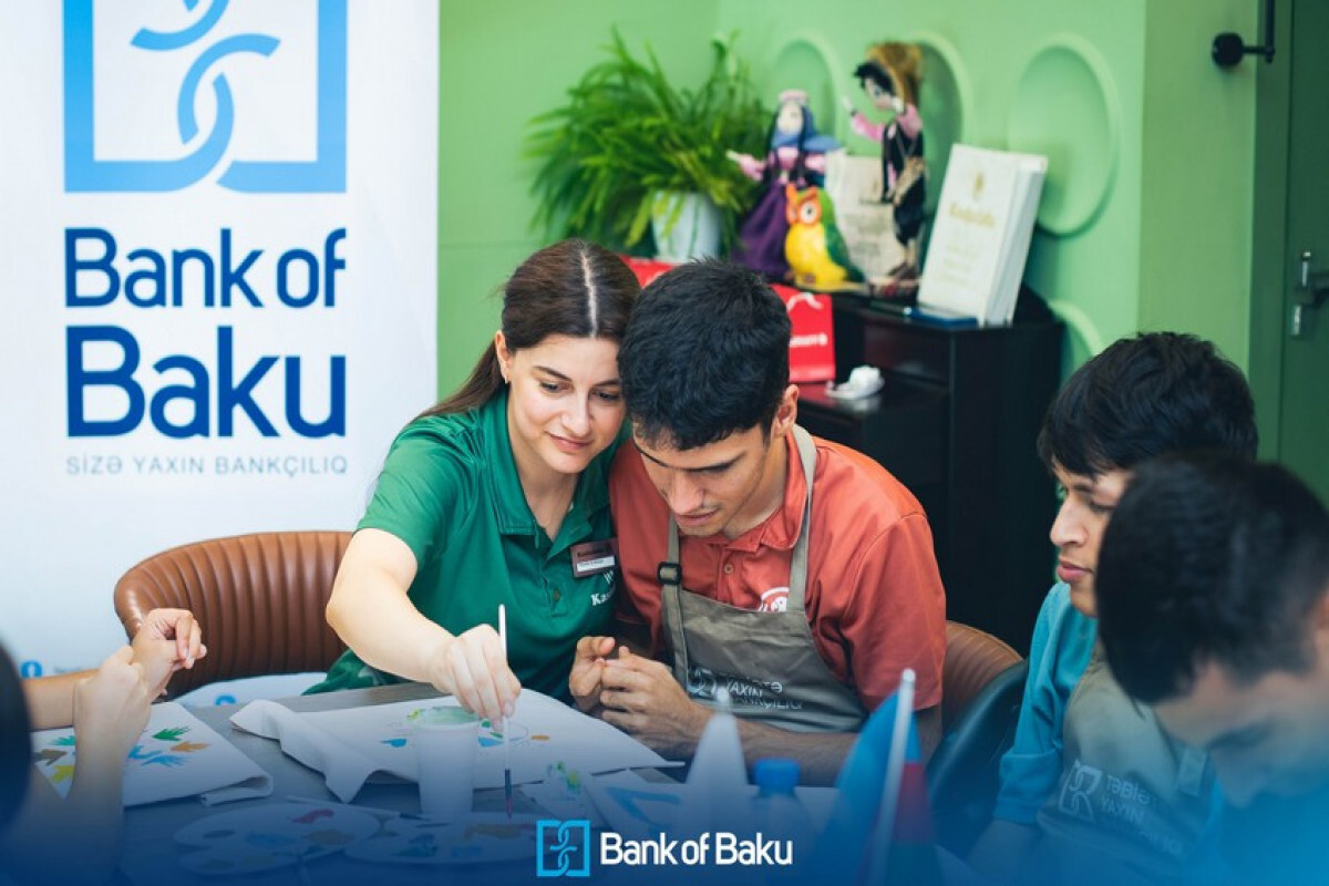 Bank of Baku kapsayıcı toplumu destekler: otizmli çocuklarla bir gün