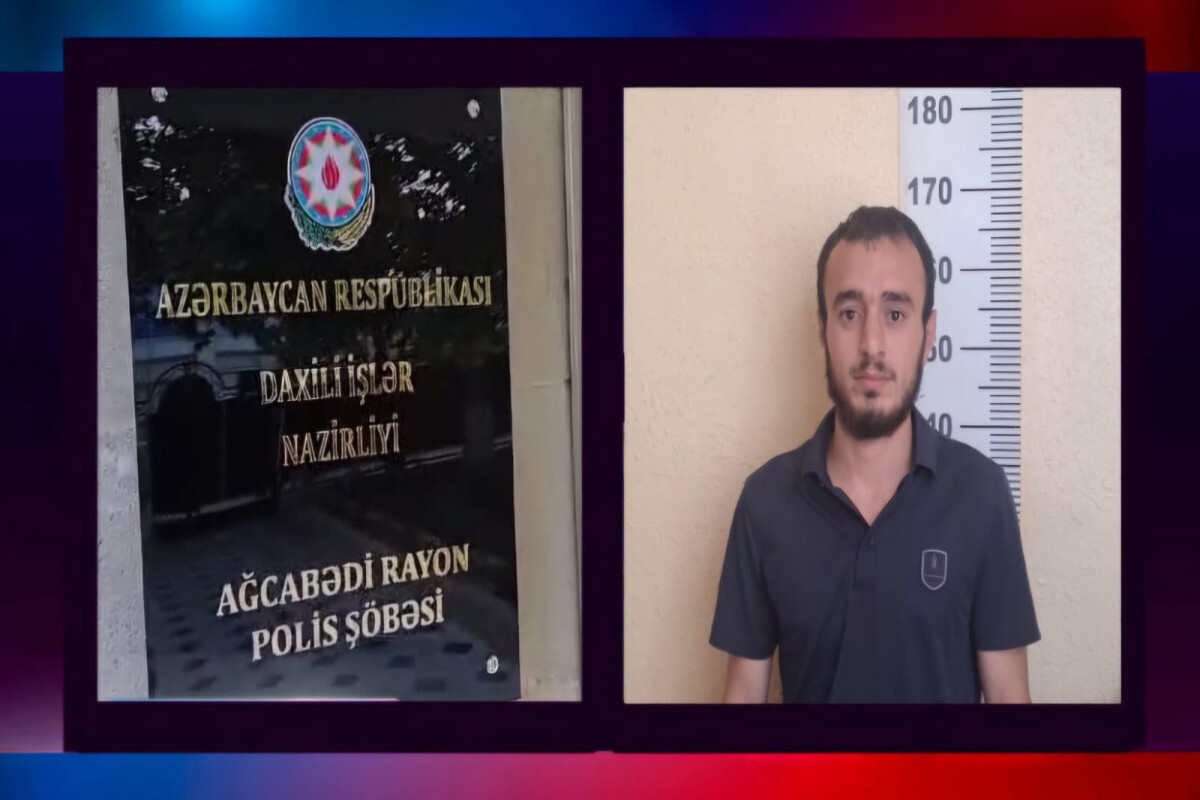 Agjabadi'de bir dizi çalma gözaltına alındı