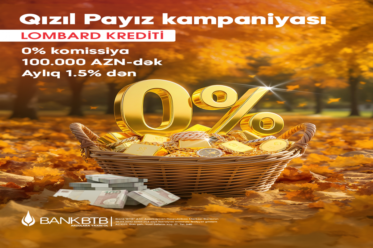 BTB'de Banka "Altın Sonbahar" kampanyası